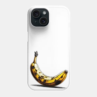 Ripe Banana Pop Art T-Shirt - Vibrant Fruit Graphic Tee Phone Case