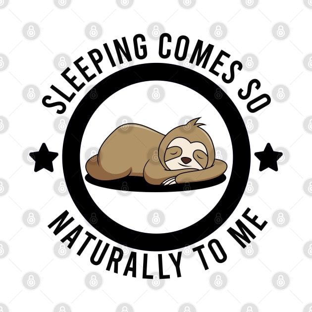 Sleeping Sloth Cute Design by Art Pal