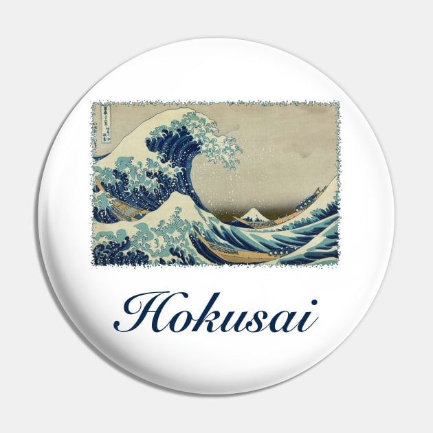 The Great Wave by Katsushika Hokusai Pin by MasterpieceCafe