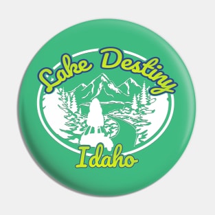 Lake Destiny, Idaho (White) Pin