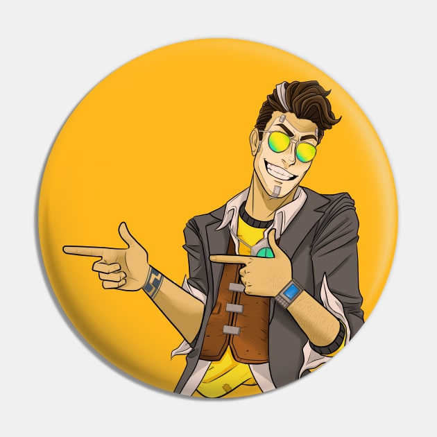 Handsome Jackhole Pin by Frigonimy