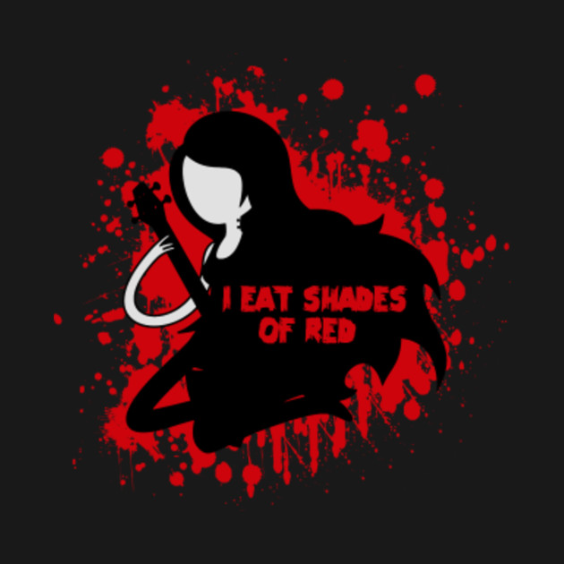 MarcelineI Eat Shades of Red Marceline Hoodie TeePublic