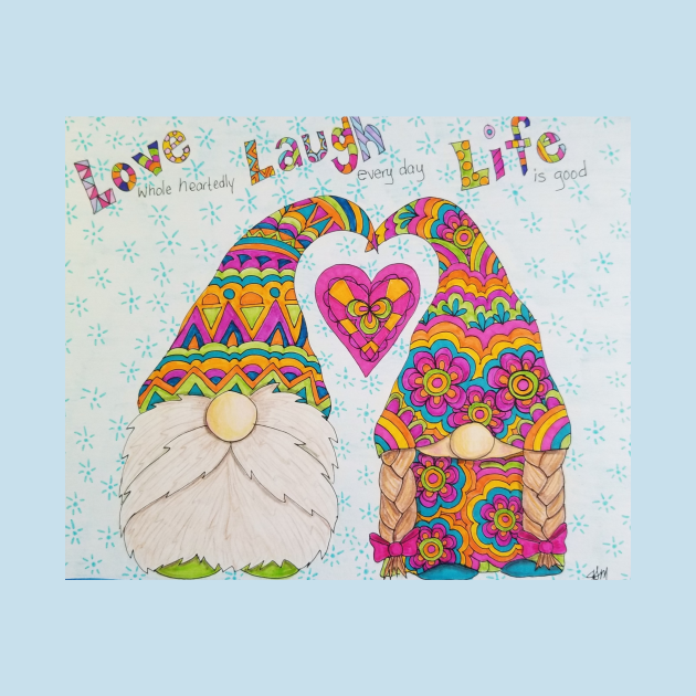 Gnome love  gnomes  tshirt  teepublic