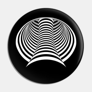 Optical Illusion 3D Graphic Mind Trick Pin