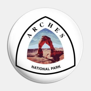 Arches National Park shield Pin