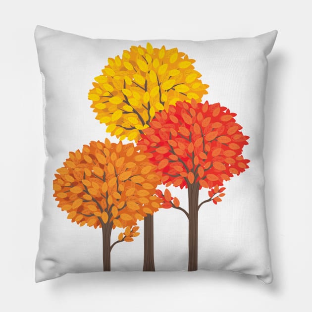 Tree Trio Pillow by SWON Design