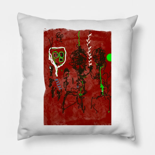 Red Dance Pillow by guychristopher