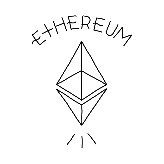 Ethereum logo tee by Phixerizm