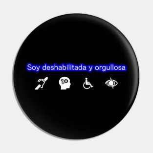 Soy Deshabilitada Pin