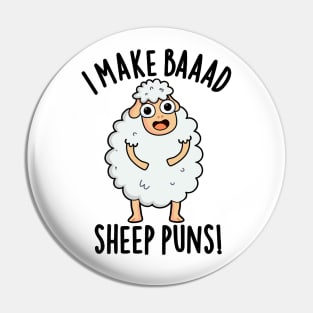 Sheep Happens Funny Poop Pun Pin