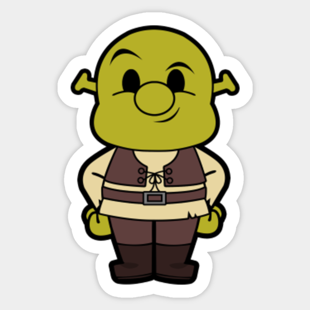Shrek Chibi - Shrek - Sticker