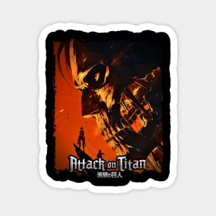 AOT Eren Founding Titan Artwork Magnet