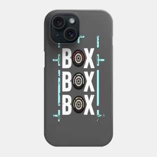 "Box Box Box" F1 Tyre Phone Case