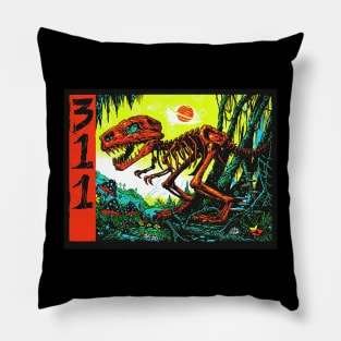 311 dino poster Pillow