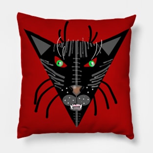TOTEM 11/ TRIANGLE CAT Pillow