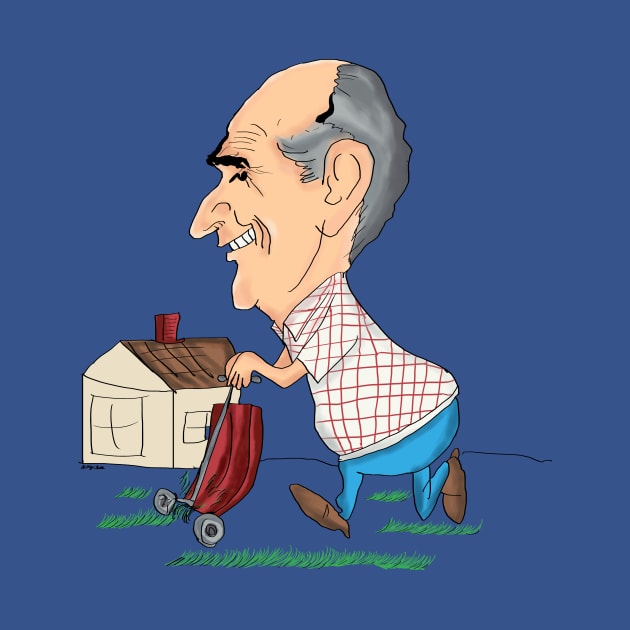 Papa Larry cutting grass by jimmygatti