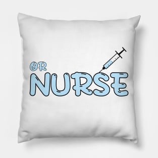 Operating Room (OR) Nurse, Perioperative Nurse Blue Pillow