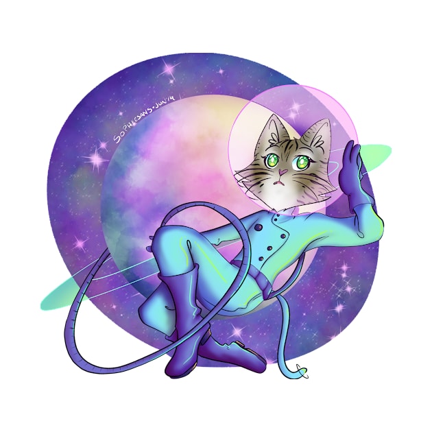 Astronaucat by Sophiesans