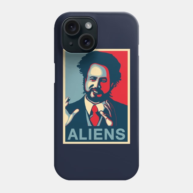 Because Aliens Phone Case by Wasabi Snake