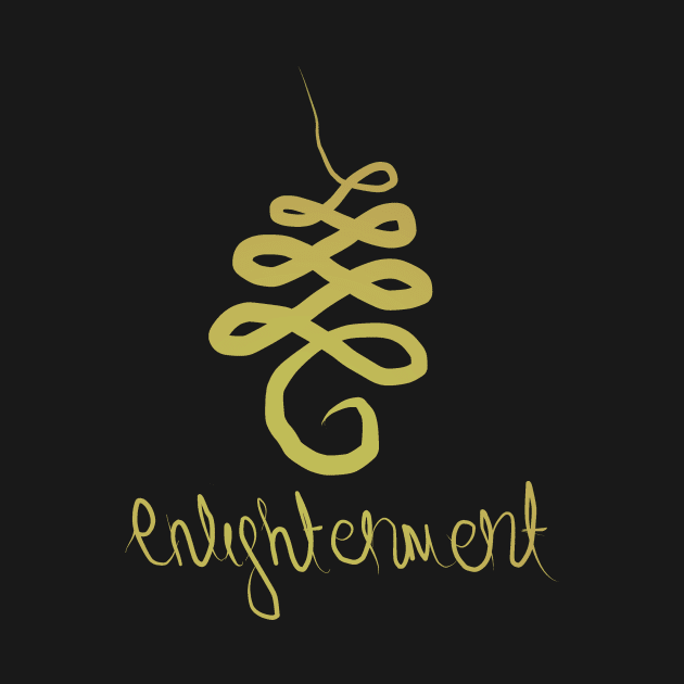 Enlightenment Design Symbol Yellow by EquilibriumArt