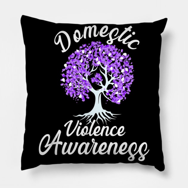 Domestic Violence Awareness Pillow by sevalyilmazardal