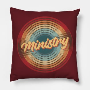 Ministry Vintage Circle Pillow