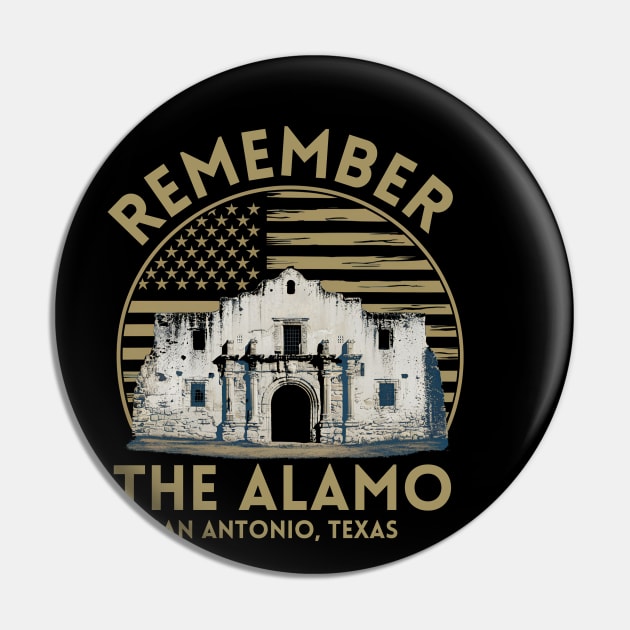 REMEMBER THE ALAMO Pin by GP SHOP