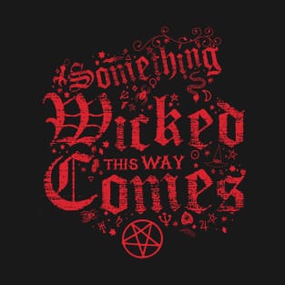 Something Wicked Vintage Distressed Cottage Core Witchcore T-Shirt