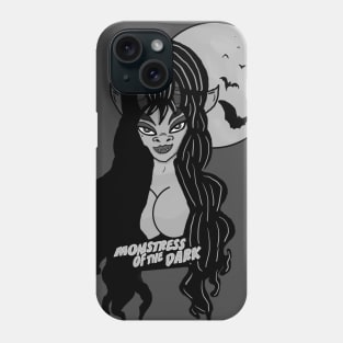 Monstress of the Dark (Retro) Phone Case