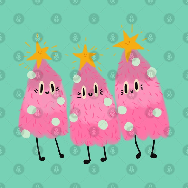 Three Pretty Christmas Trees by KodiakMilly