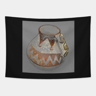 Anasazi jug circa 1200 AD. Tapestry