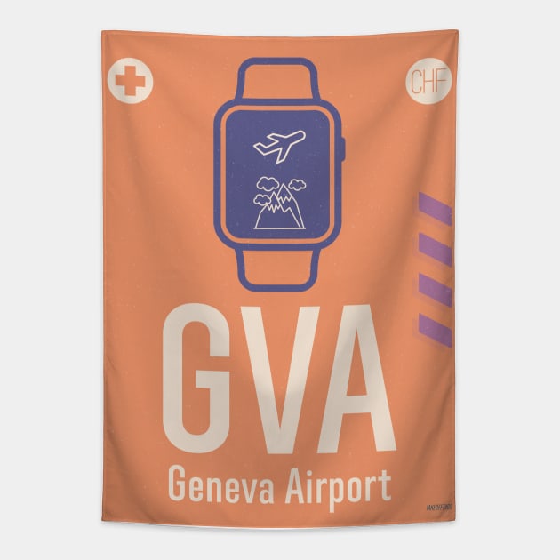 GVA Geneva airport Tapestry by Woohoo