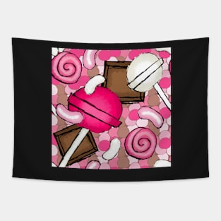 Girls' Cartoon Valentine's Candy Tapestry