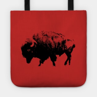 American Bison Digital Photo Art Tote