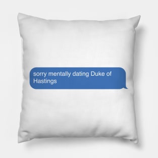 sorry mentally dating simon basset Pillow