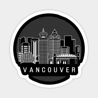 Vancouver Canada Skyline Magnet