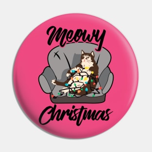 Cats Christmas. Meowy Christmas. Pin