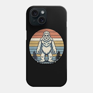 Retro vintage yeti Phone Case