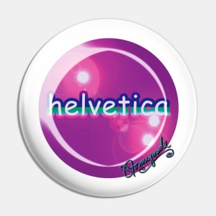 helvetica sample for cool designers Pin