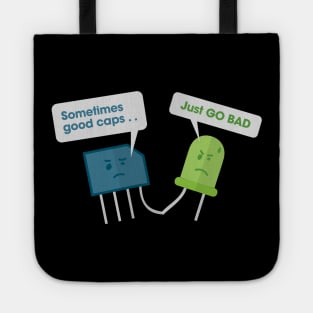 retro computing    - When Caps Go Bad Tote