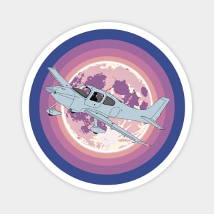 Cirrus SR22 Purple Moon Magnet