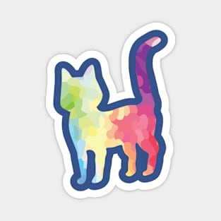 Rainbow Cat Magnet