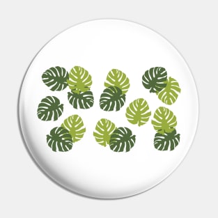 Palm Leave Pattern Pin