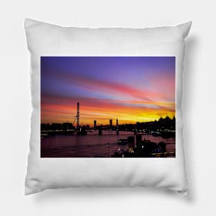 London at Sunset 2 Pillow