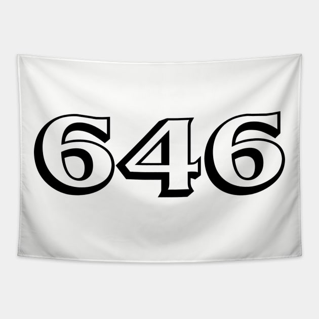 646 Area Code - NYC Tapestry by whereabouts