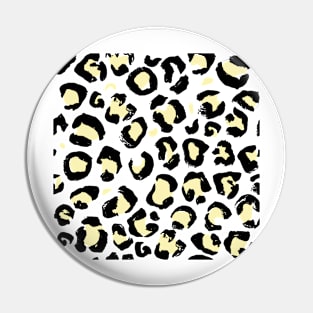 Yellow Leopard Print Pin