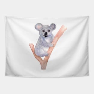 Watercolor Koala Bear Tapestry