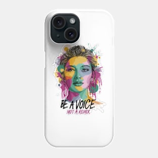 "Originality Speaks" - Artistic Girl Portrait Design Phone Case