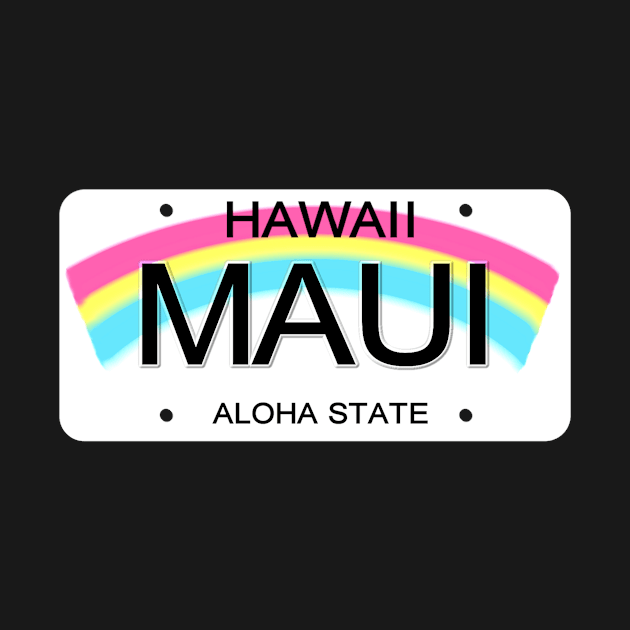 Maui Hawaii License Plate by Mel's Designs