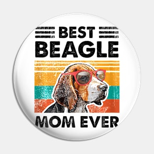 Best Beagle Mom Ever Dog Sunglasses Mothers Day Pin